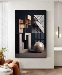 Black Frame 60*90 Cm Crystall Porsalein Painting American Style For Living Room